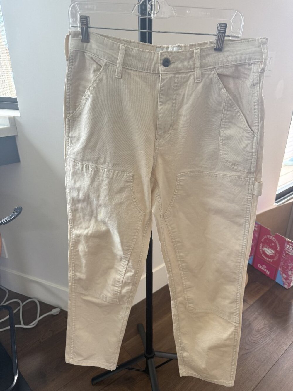 Women's White/Cream Pants - Sun + Stone